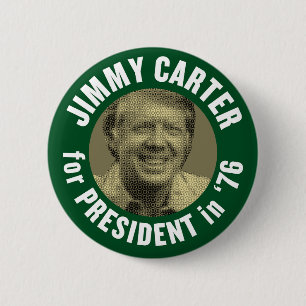  Jimmy Carter 1976 Ronde Button 5,7 Cm