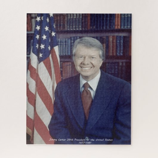 Jimmy Carter 39e president van de Verenigde Staten Legpuzzel (Verticaal)