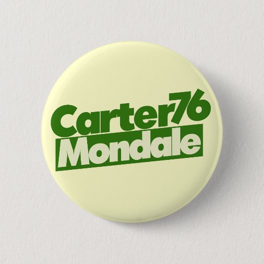 Jimmy Carter 76 Carter Mondale retro Politics Ronde Button 5,7 Cm (Voorkant)