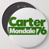 Jimmy Carter 76 Carter Mondale retro Politics Ronde Button 6,0 Cm (Voorkant /achterkant)