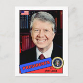 Jimmy Carter Baseball Card Briefkaart (Voorkant)