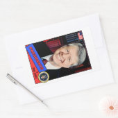 Jimmy Carter Baseball Card Rechthoekige Sticker (Envelop)