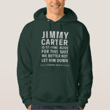 Jimmy Carter blijft in leven voor deze hoodie
