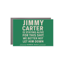 Jimmy Carter blijft in leven voor deze magneet, SM