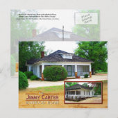Jimmy Carter Boyhood Home, Plains, Georgia Briefkaart (Voorkant / Achterkant)