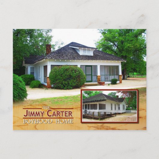Jimmy Carter Boyhood Home, Plains, Georgia Briefkaart (Voorkant)