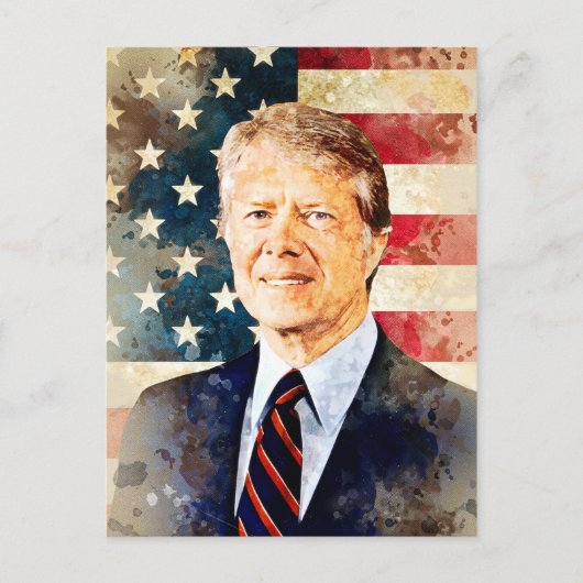 Jimmy Carter Briefkaart (Voorkant)