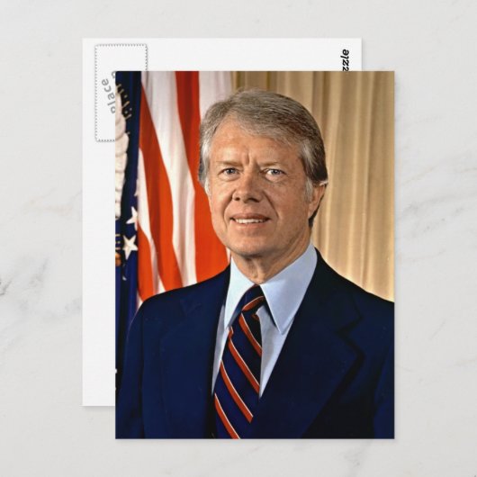 Jimmy Carter Briefkaart (Voorkant / Achterkant)