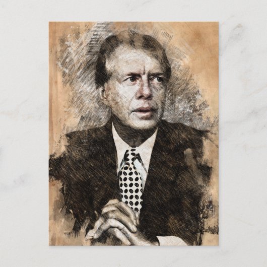 Jimmy Carter Briefkaart (Voorkant)