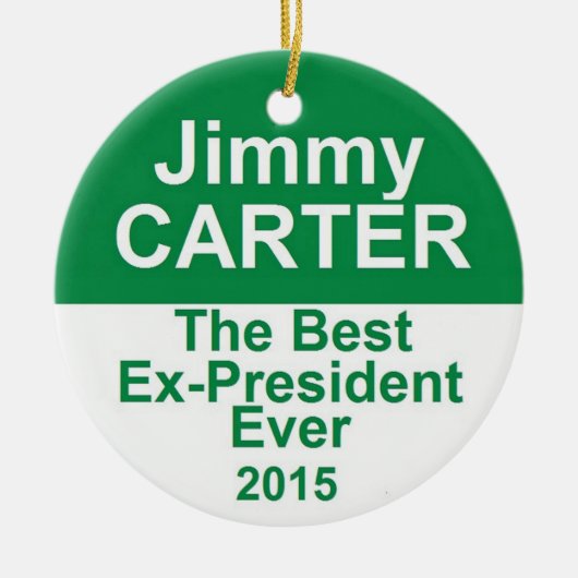 JIMMY CARTER KERAMISCH ORNAMENT (Voorkant)