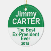 JIMMY CARTER KERAMISCH ORNAMENT (Links)