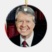 Jimmy Carter Keramisch Ornament (Voorkant)