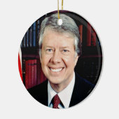 Jimmy Carter Keramisch Ornament (Links)