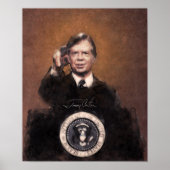Jimmy Carter | Kunstschilder van het Amerikaanse P Poster (Voorkant)