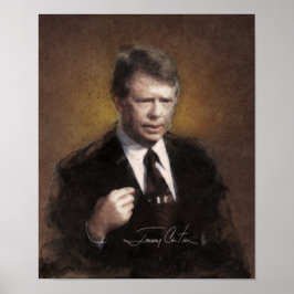 Jimmy Carter | Kunstschilder van het Amerikaanse P Poster