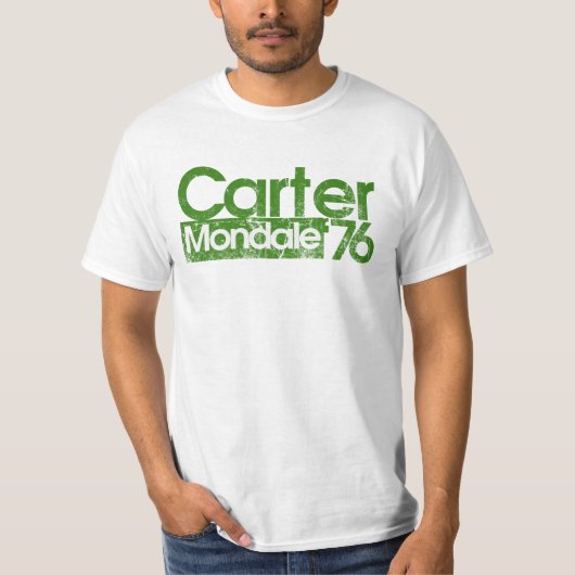 Jimmy Carter Mondale 76 jaren 70 T-shirt (Voorkant)