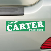 Jimmy Carter President  Bumpersticker 1976 (Op auto)