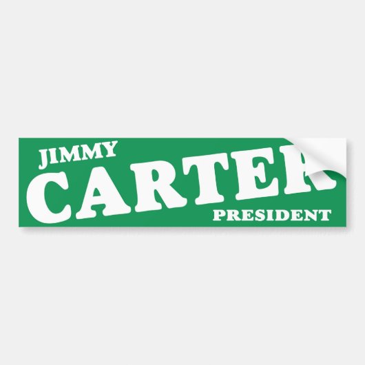 Jimmy Carter President  Bumpersticker 1976 (Voorkant)