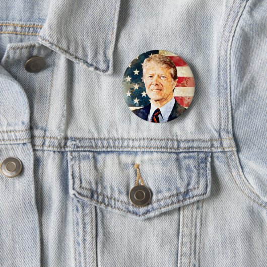 Jimmy Carter Ronde Button 5,7 Cm (In situ)