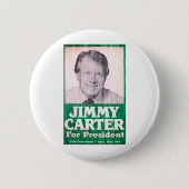 Jimmy Carter  Ronde Button 5,7 Cm (Voorkant)