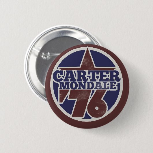Jimmy Carter Ronde Button 5,7 Cm (Voorkant /achterkant)