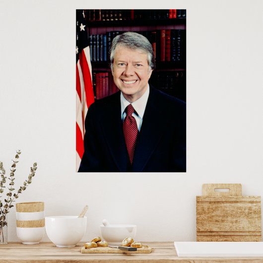 Jimmy Carter US president Poster (Keuken)