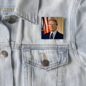 Jimmy Carter Vierkante Button 5,1 Cm (In situ)