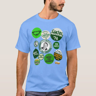 JIMMY CARTER voor President Vintage Presidentiële T-shirt