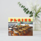 Jimmy Carter's oude klaslokaal, Plains, Georgia Briefkaart (Staand voorkant)