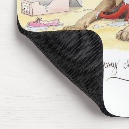 'Jimmy chews' Mousepad Muismat (Hoek)