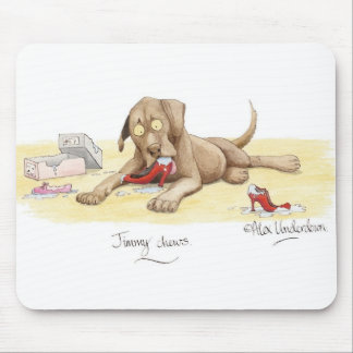 'Jimmy chews' Mousepad Muismat