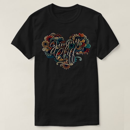 Jimmy Cliff VIGNETTE KLEUR T-shirt (Design voorkant)
