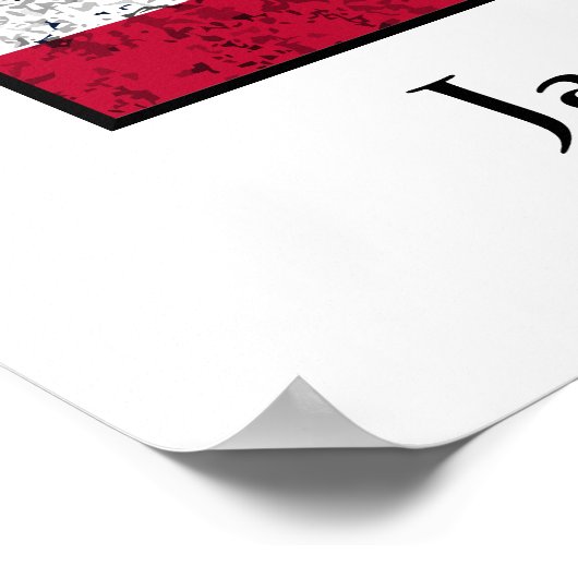 Jimmy Doolittle en The American Flag Poster (Hoek)