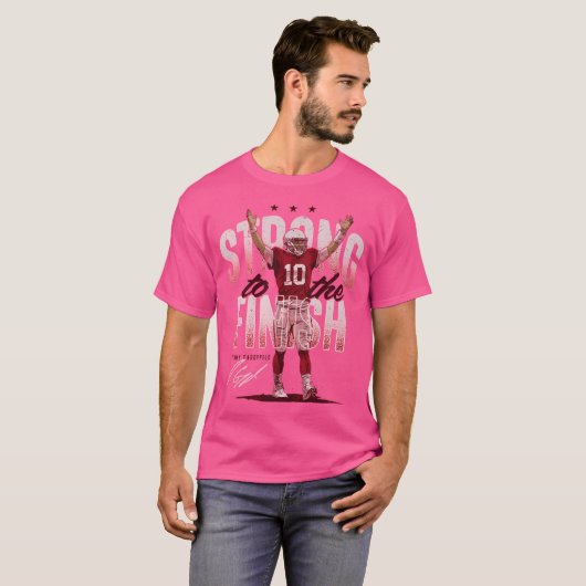 Jimmy Garoppolo Sterke Finish T-shirt (Voorkant volledig)