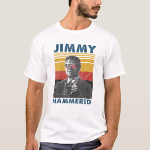 Jimmy Hammered 4 juli Drink President Carter T-shirt