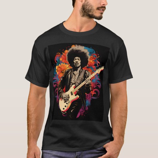 Jimmy Hendrix Antiek T-shirt (Voorkant)
