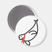 Jimmy Himmy The Seal Magneet (Voorkant / Achterkant)