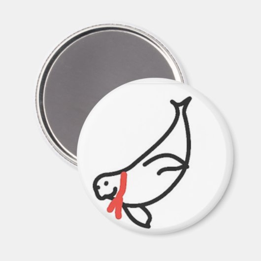 Jimmy Himmy The Seal Magneet (Voorkant / Achterkant)