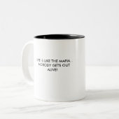 JIMMY HOFFEE, HET LEVEN IS ALS DE MAFIA TWEEKLEURIGE KOFFIEMOK (Voorkant links)