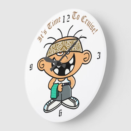 Jimmy Lowrider Clock Grote Klok (Hoek)