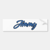 Jimmy Name blue Aufkleber Sticker Autoaufkleber (Voorkant)