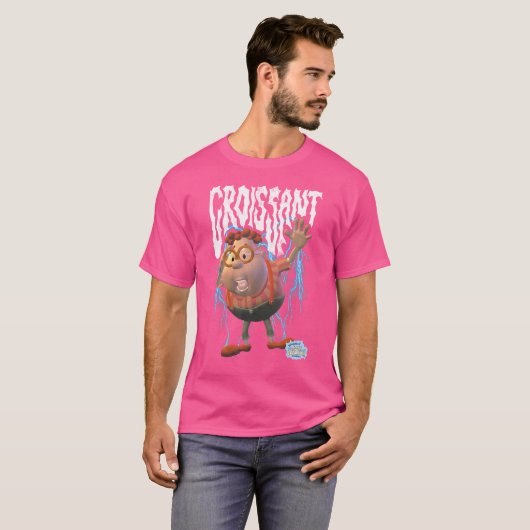 Jimmy Neutron Heavy Metal Carl Croissant Funny Car T-shirt (Voorkant volledig)