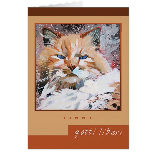 "Jimmy" Note Kaart - Gatti Liberi Collectie (Voorkant)