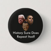 Jimmy Obama Ronde Button 5,7 Cm (Voorkant)