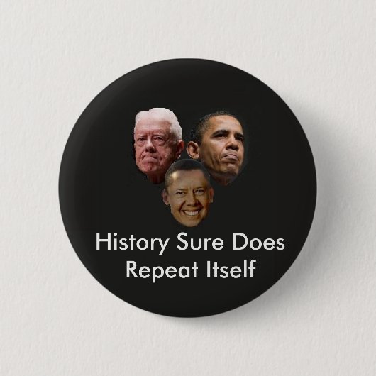 Jimmy Obama Ronde Button 5,7 Cm (Voorkant)