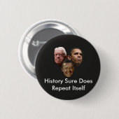 Jimmy Obama Ronde Button 5,7 Cm (Voorkant /achterkant)