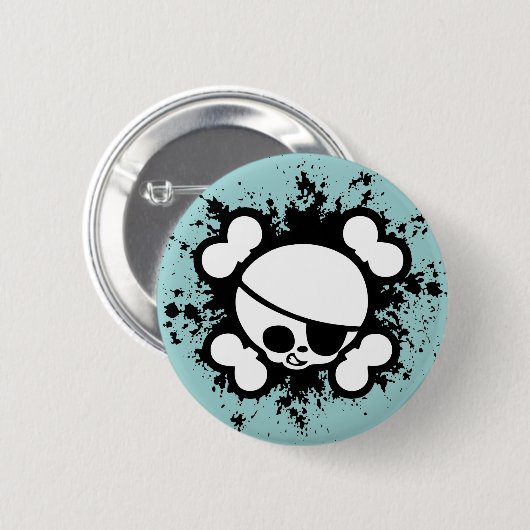 Jimmy Splat Ronde Button 5,7 Cm (Voorkant /achterkant)