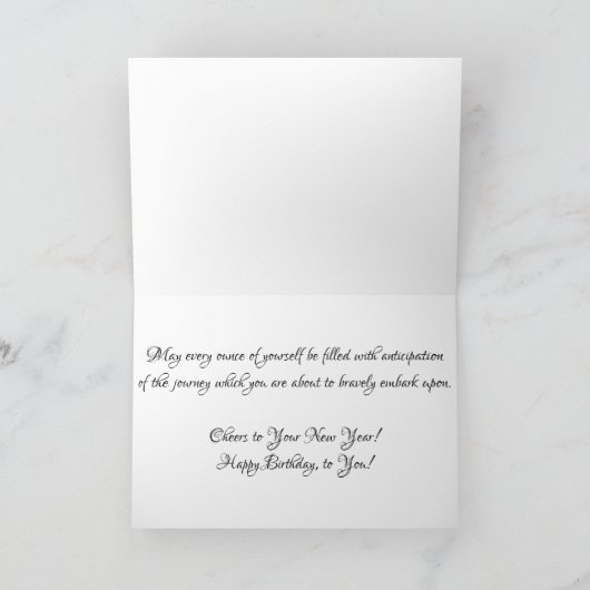 "Jimmy Taco's Space Expedition" - Verjaardagskaart Kaart (Binnen)