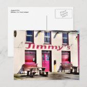 Jimmy's Pub Irish Briefkaart (Voorkant / Achterkant)