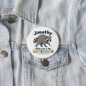 Jimothy anders zijn is mijn superkracht ronde button 7,6 cm (In situ)